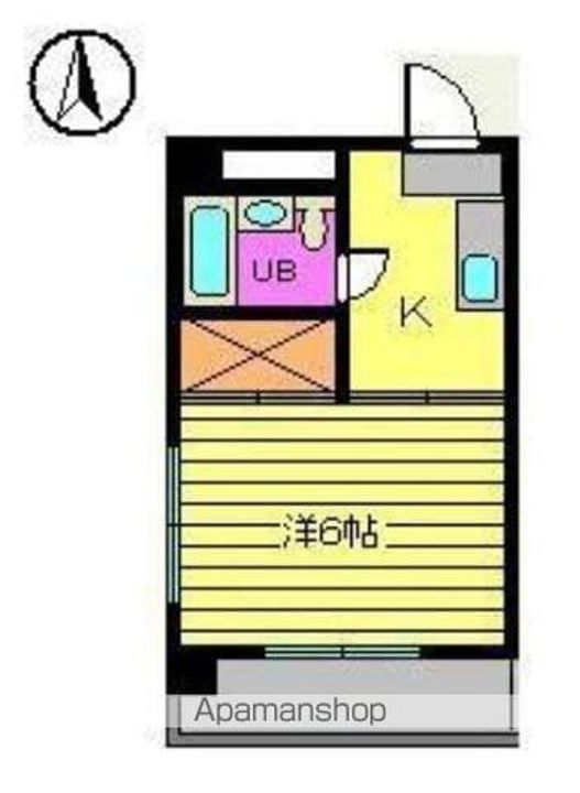 愛媛県松山市室町の賃貸マンションの間取り