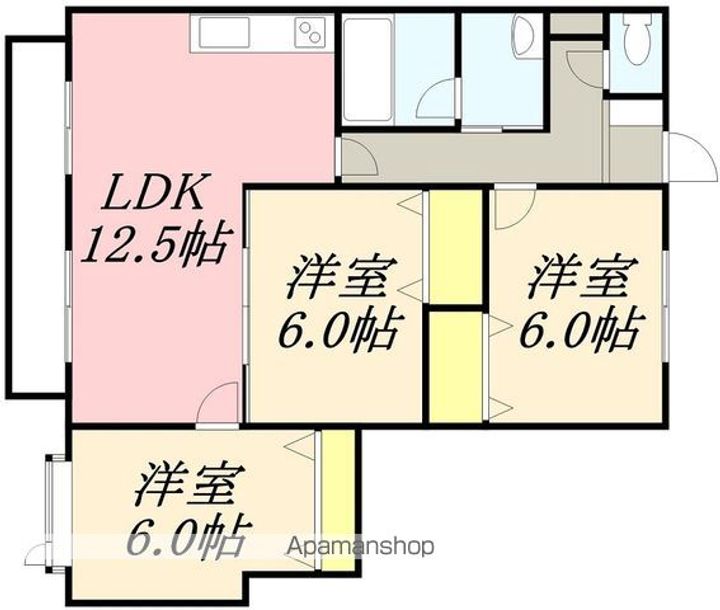 マンショングリーンリーフ407の間取り