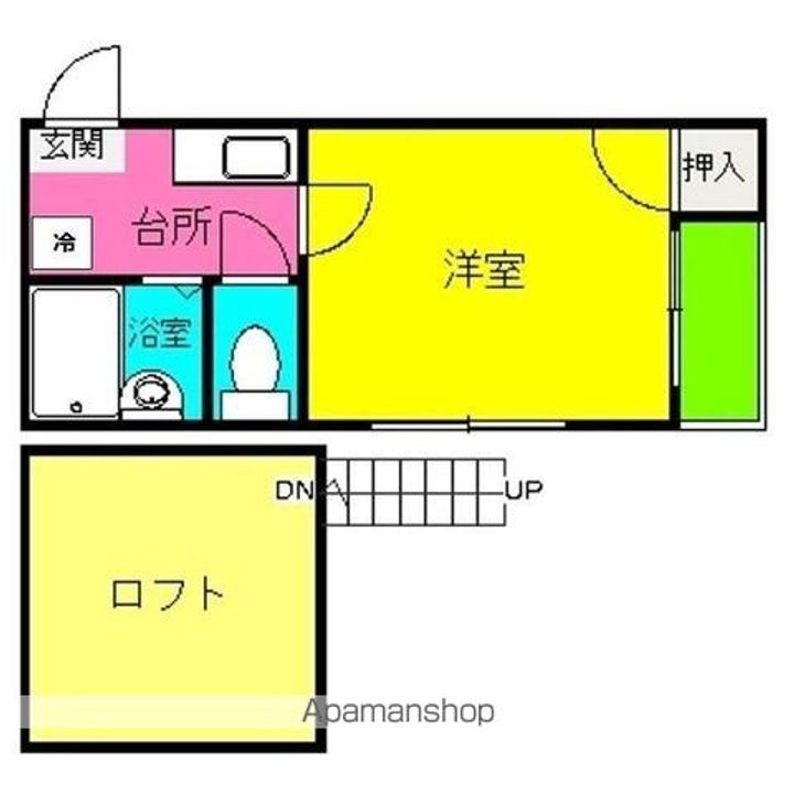 ウィンズ博多東203号室の間取り