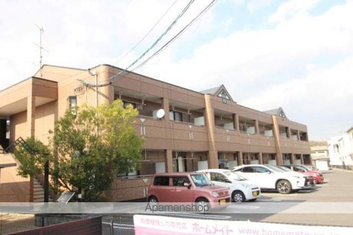 岡山県岡山市中区福泊の賃貸アパートの外観