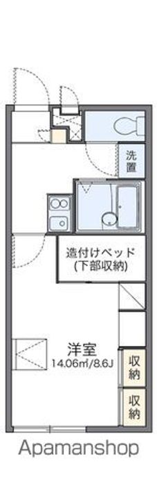 レオパレスPURE SATOH207の間取り