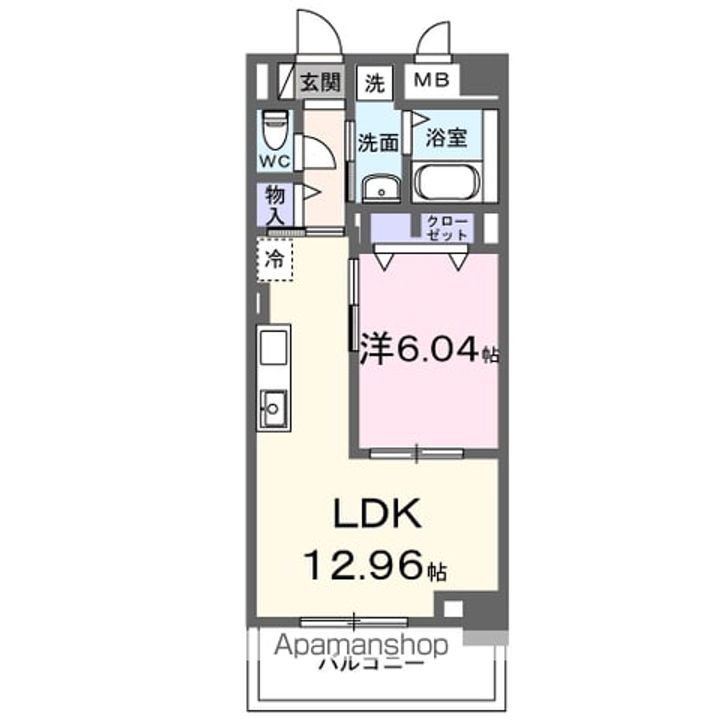 メルベージュ久留米の間取り