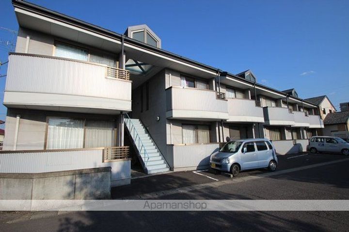 福島県郡山市島2丁目の賃貸アパートの外観