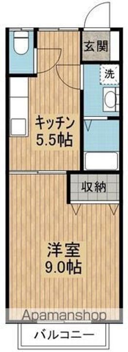 レジデンス石上203の間取り