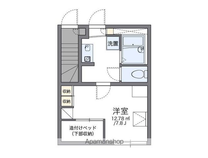 レオパレスJOY103の間取り