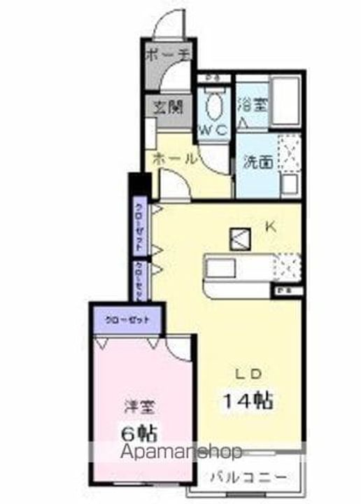 ディアコート中野Ⅱの間取り