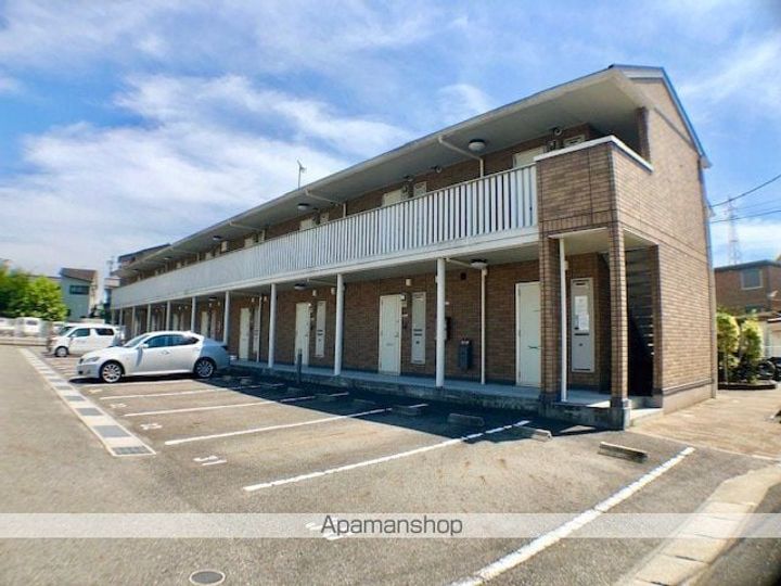 滋賀県大津市大江7丁目の賃貸アパートの外観