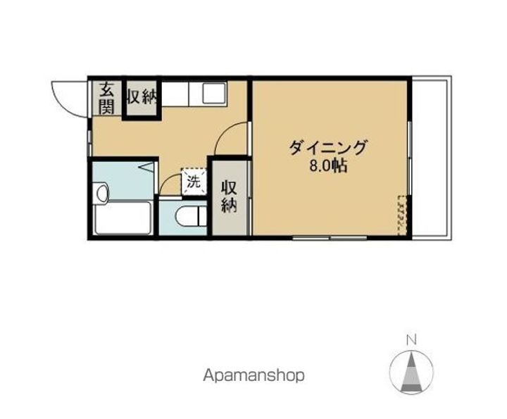 バジリカハイツ106の間取り