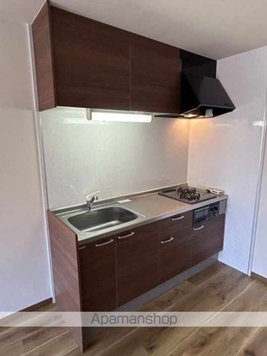 滋賀県大津市大江7丁目の賃貸マンションのキッチン