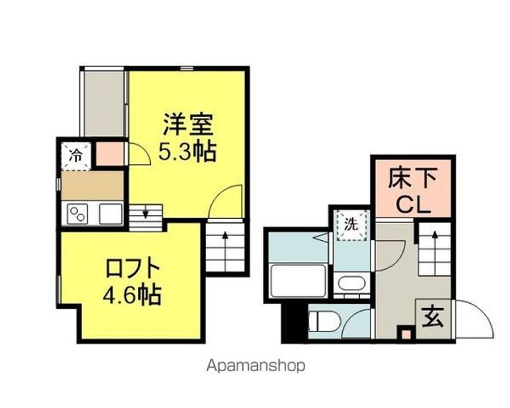 ADC津福ラシュレの間取り