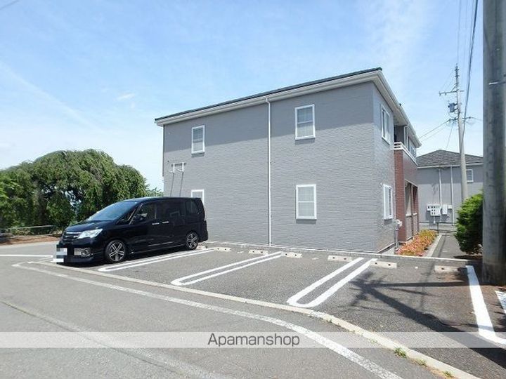 長野県松本市波田の賃貸アパートの外観