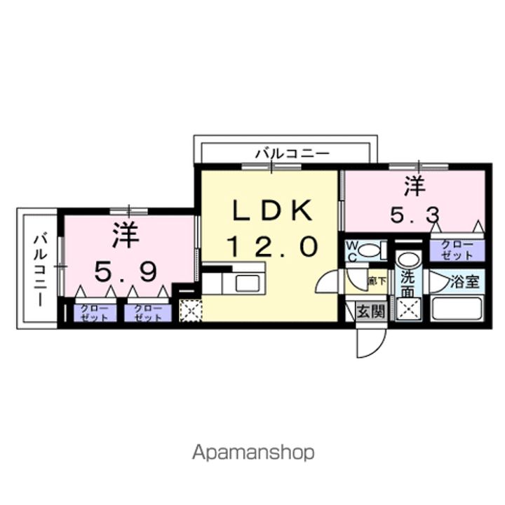 ヴィレッジ キールの間取り