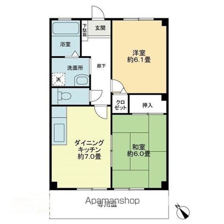 フォブール本大の間取り