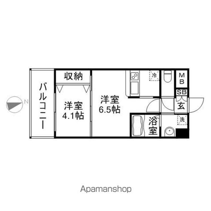 エンクレスト大橋の間取り