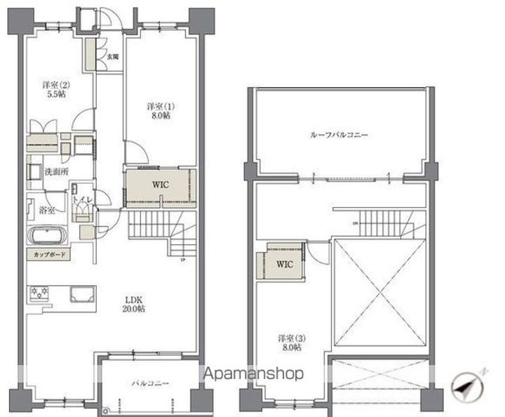 アヴァンセテラス瑞穂日向町の間取り