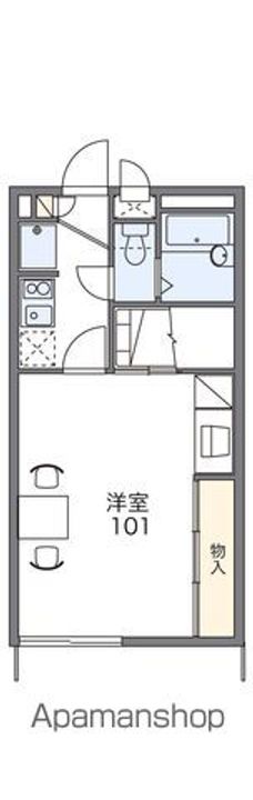 レオパレスウイロウの間取り