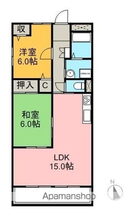 LIMPIA高峯の間取り