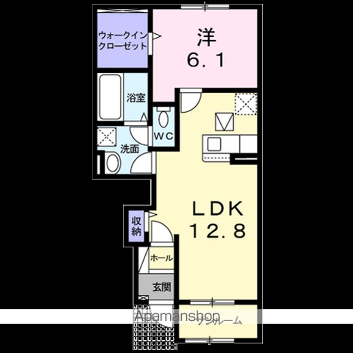 サンヴェール Aの間取り