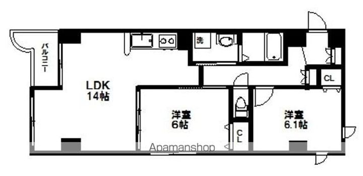 アロッジオSの間取り