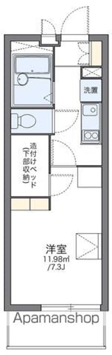 レオパレスハポネスⅢの間取り