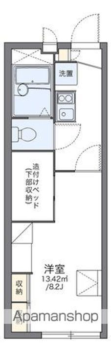 レオパレス福浜A104の間取り