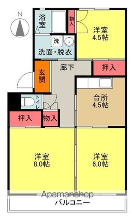 パークハイム栄205の間取り