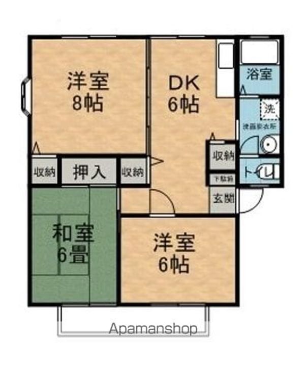 サンライフ松原202の間取り