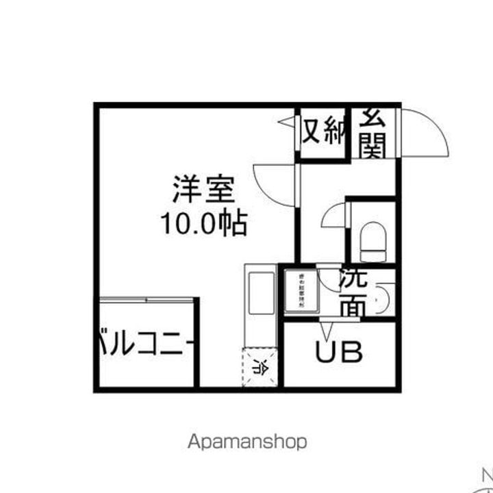 カーサアリエッタ大橋の間取り