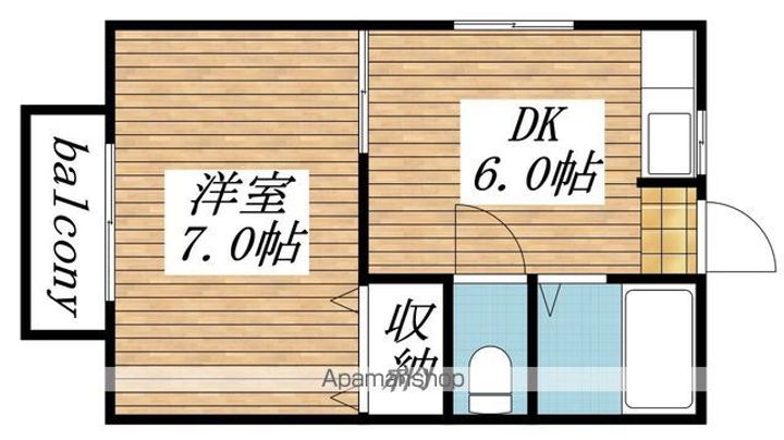 コーポ千鶴の間取り