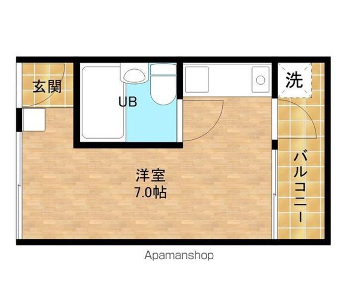 グラスフラッツ303の間取り