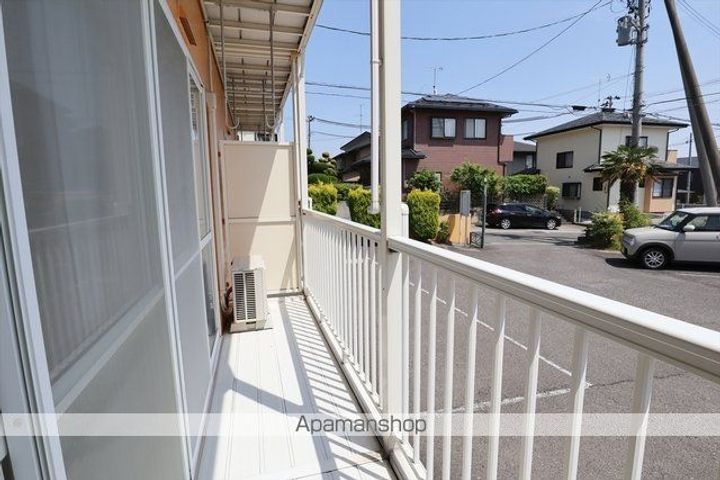 福島県郡山市片平町字大山南の賃貸アパートの玄関