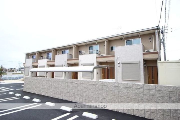 岐阜県可児市土田の賃貸アパートの外観