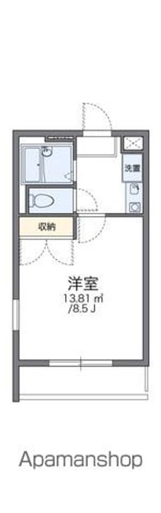 レオパレスアール110の間取り