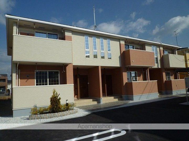 広島県福山市南今津町の賃貸アパートの外観