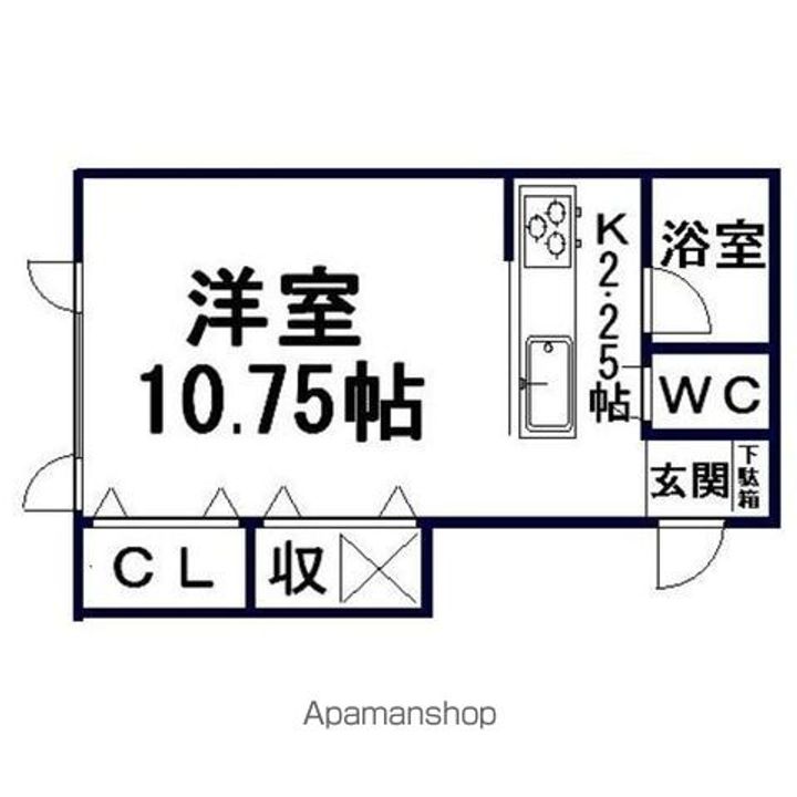 アパートメントSDの間取り