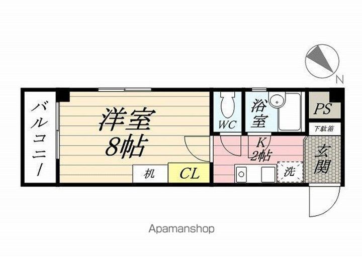 アドバンス拝島の間取り