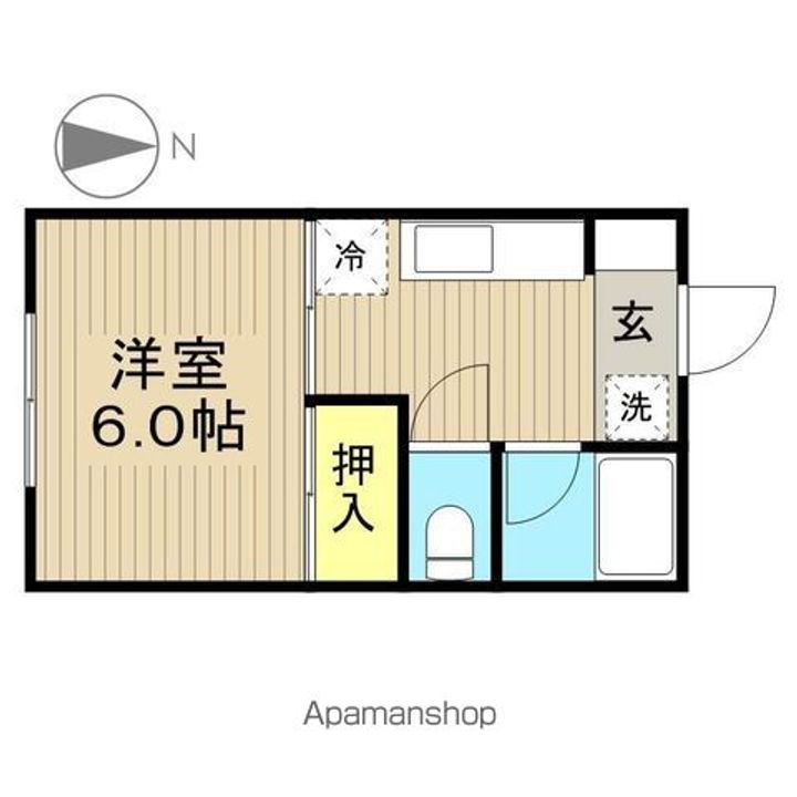 日の出コーポの間取り