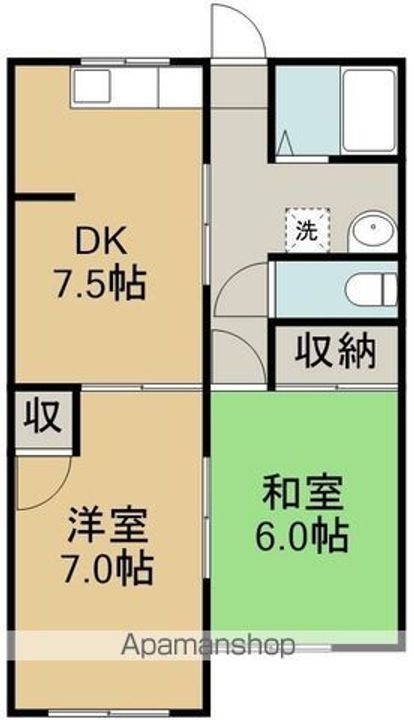 コーポさつきの間取り