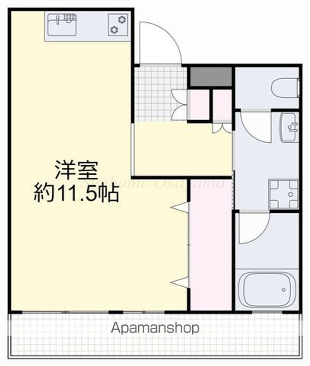スリーゼメゾン301の間取り