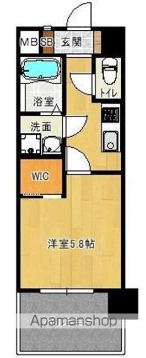 サヴォイ 博多スーペリアの間取り