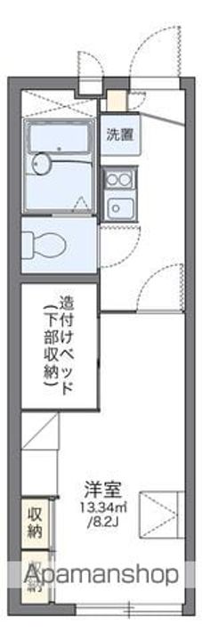 レオパレスいずみ105の間取り