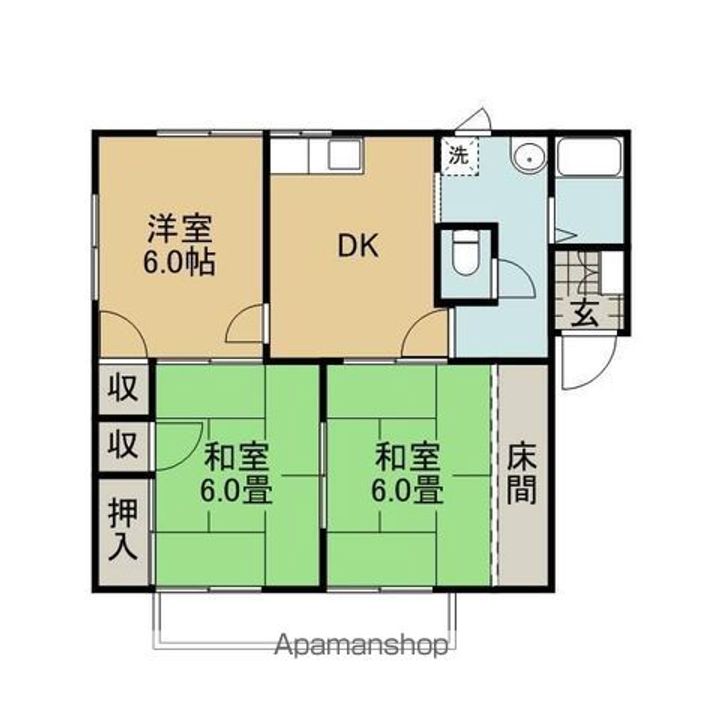 フレグランス片山の間取り