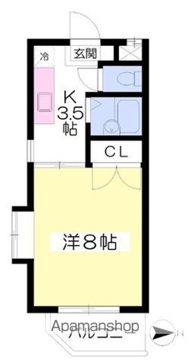 越智ハイツの間取り