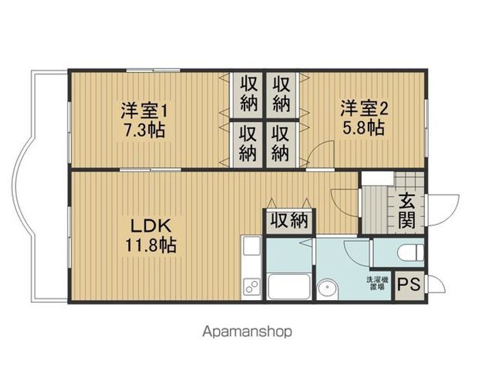 マンションMK103の間取り