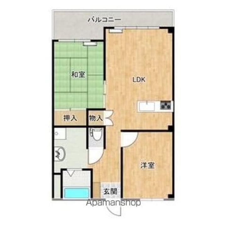 滝子アネックス2-Bの間取り