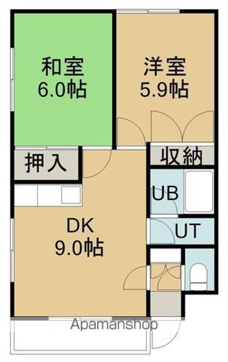 コーポセラミー201の間取り
