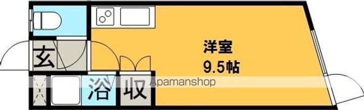 ノースシティ大麻Ⅲ201の間取り