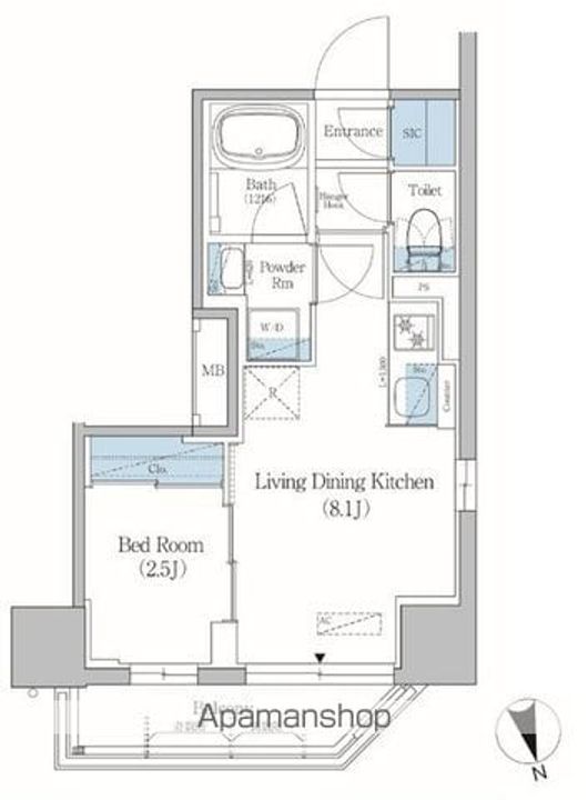 アーバネックス北上野の間取り
