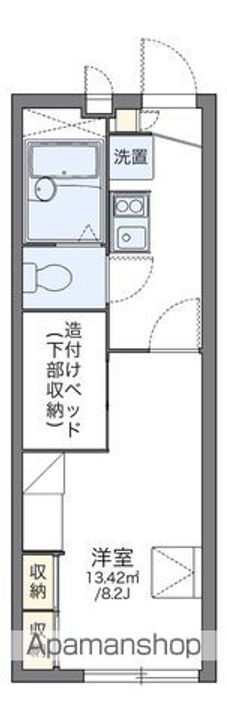 東京都杉並区堀ノ内2丁目の賃貸アパート108の間取り
