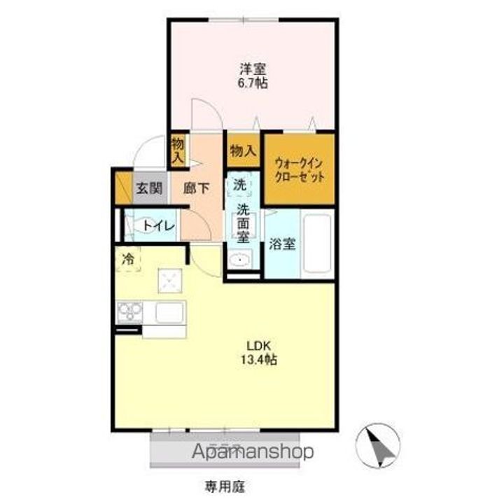カームベリー Aの間取り